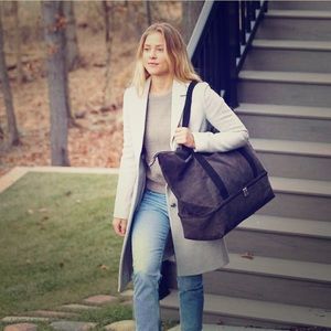 Lo and Sons Catalina Deluxe Small Bag Midnight Ash